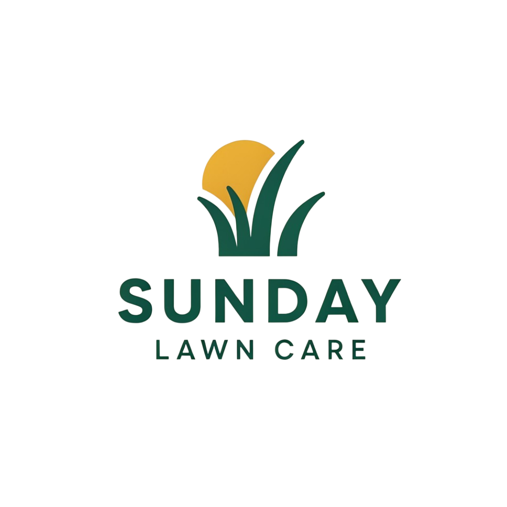sunday lawn care logo