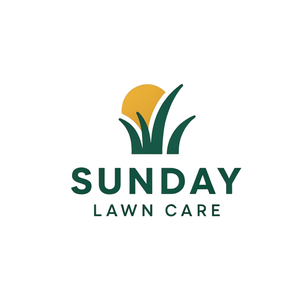 sunday lawn care logo